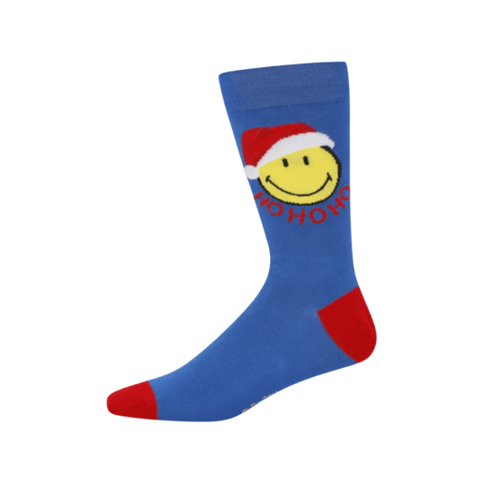 Bamboozld Men's Smiley Ho Ho Ho Bamboo Socks