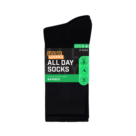 All Day Womens Bamboo Blend Crew All Day Womens Bamboo Blend Crew