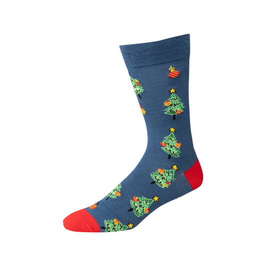 Bamboozld Men's Christmas Trees Bamboo Socks