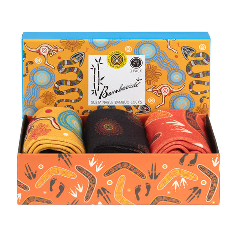 Mens native australian dreamtime 3pk gift box Mens native australian dreamtime 3pk gift box