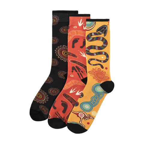 Mens native australian dreamtime 3pk gift box Mens native australian dreamtime 3pk gift box