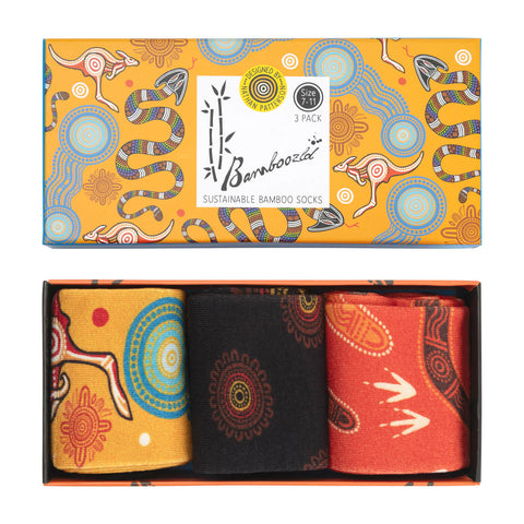 Mens native australian dreamtime 3pk gift box Mens native australian dreamtime 3pk gift box