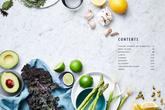 'AWW Diabetes The Complete Collection' cookbook: Contents page