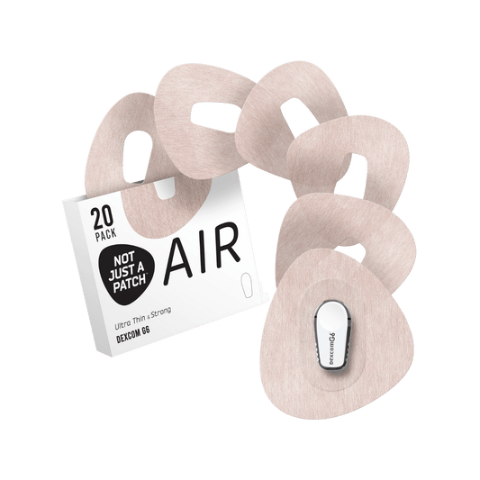 NJaP CGM Patches Dexcom G6 Air Patch Beige 20 Pack