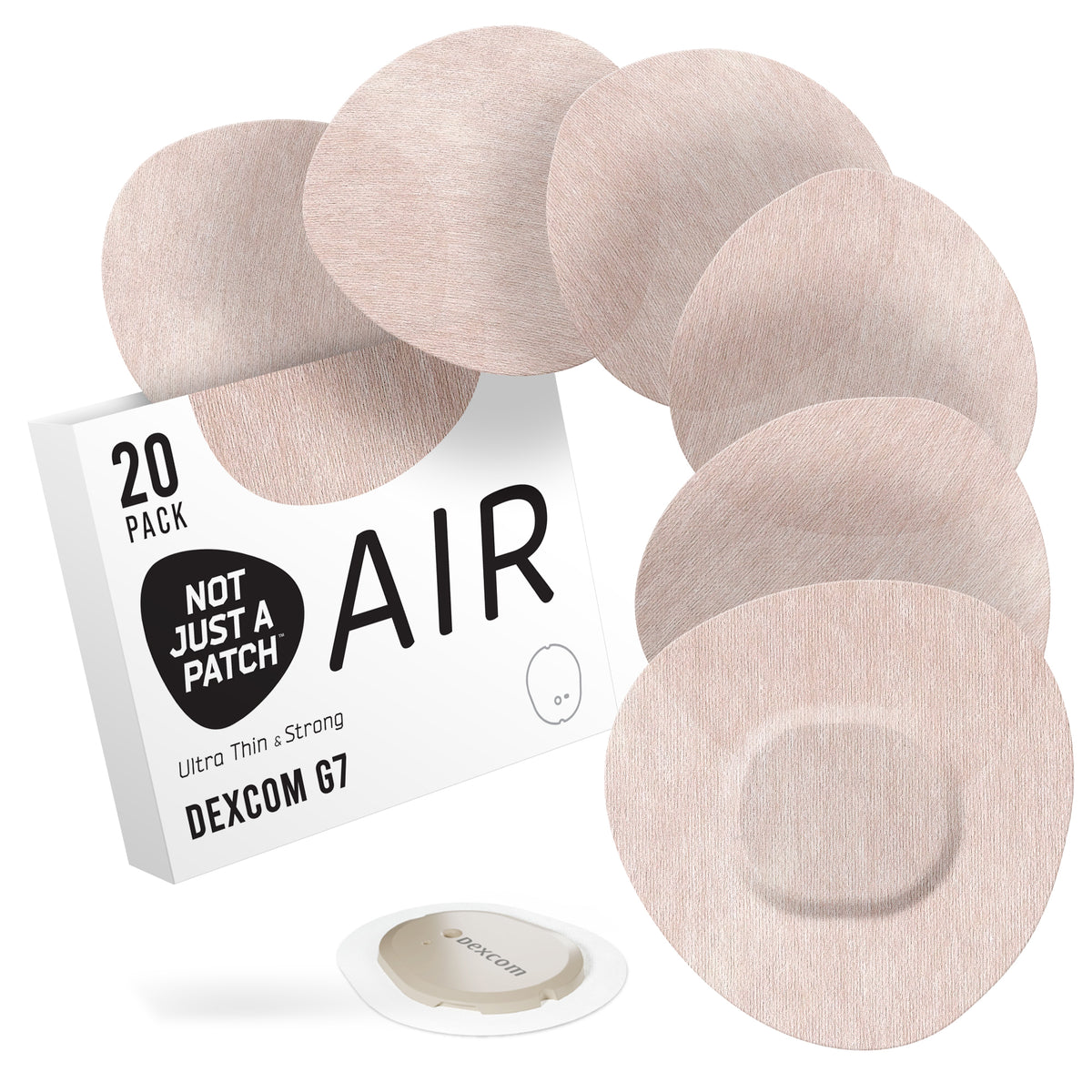 NJaP CGM Patches Dexcom G7 + Stelo Air Patch 20 pack