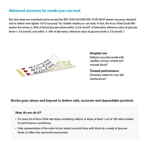 Accu-Chek Guide Blood Glucose Test Strips 100pk Accu-Chek Guide Blood Glucose Test Strips 100pk