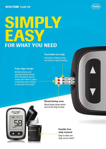 Accu-Chek Guide Blood Glucose Test Strips 100pk Accu-Chek Guide Blood Glucose Test Strips 100pk