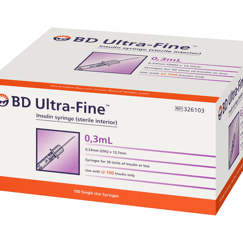 BD Ultrafine Syringe 0.3ml 29G 12.7mm|BD Ultrafine Syringe 0.3ml 29G 12.7mm BD Ultrafine Syringe 0.3ml 29G 12.7mm|BD Ultrafine Syringe 0.3ml 29G 12.7mm