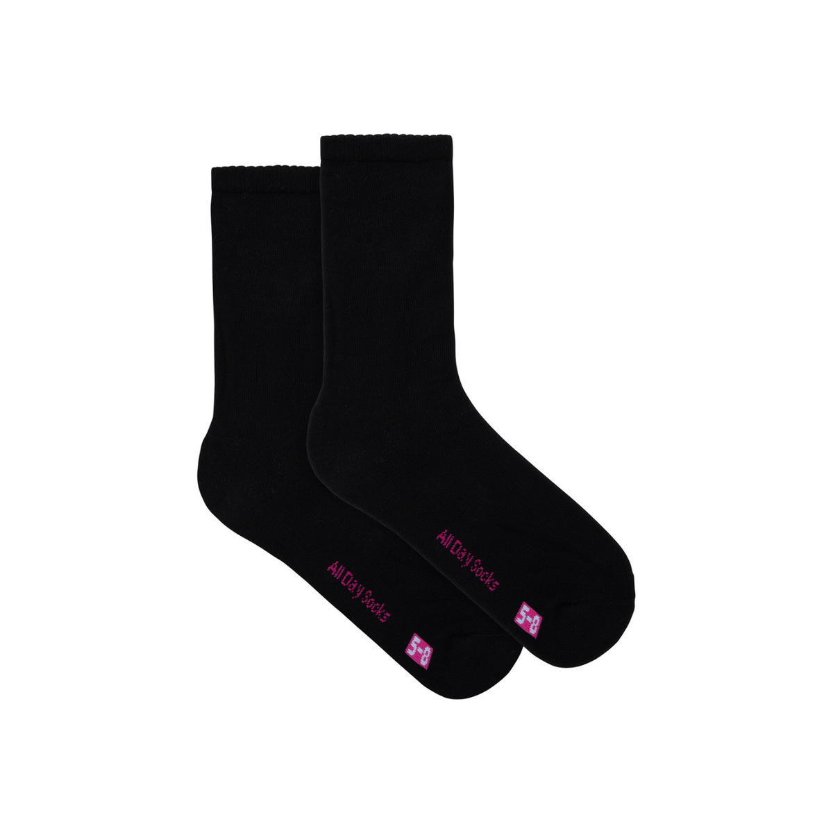 All Day Socks Ladies Cushion Crew 2pk