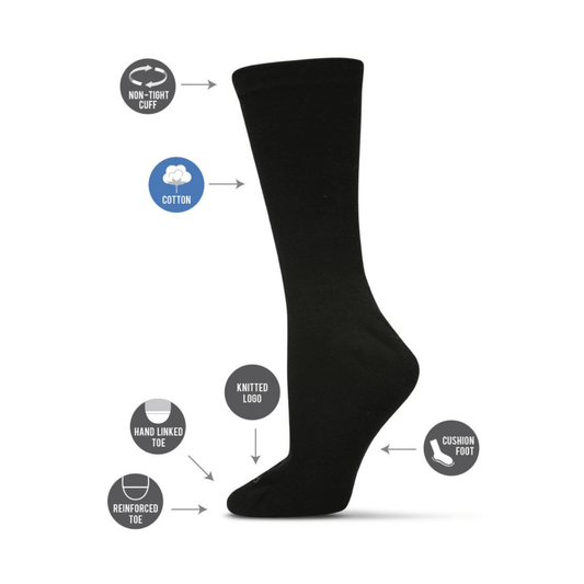 Pussyfoot Women's Non Tight Cushioned Socks