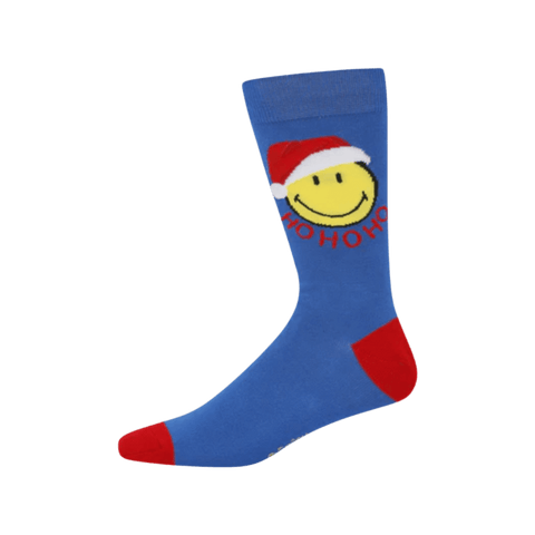 Bamboozld Men's Smiley Ho Ho Ho Bamboo Socks