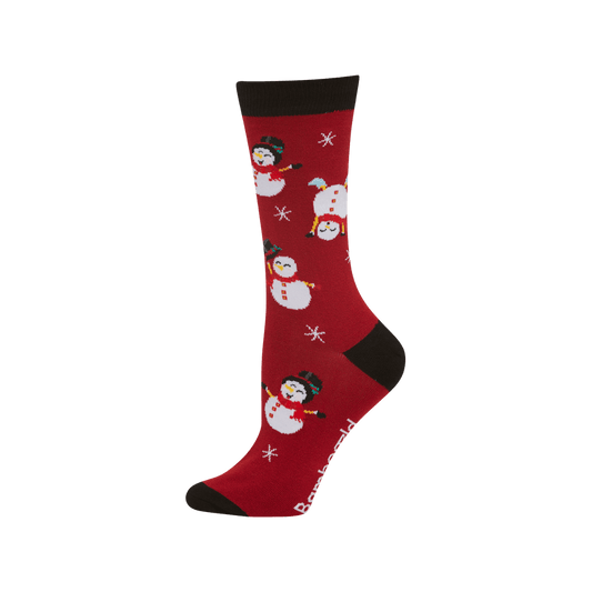 Bamboozld Women's Cheeky Snowman Bamboo Socks