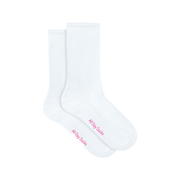 Underworks Women's All Day Socks Cushioned Crew Plain 2pk