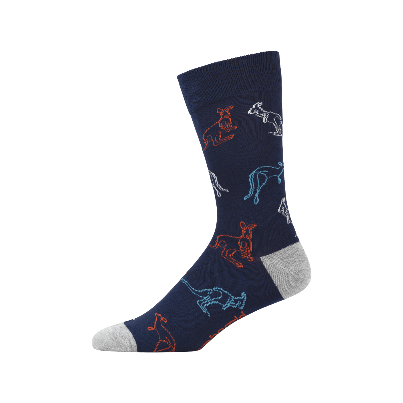 Bamboozld Men's Sketch Roos Bamboo Socks