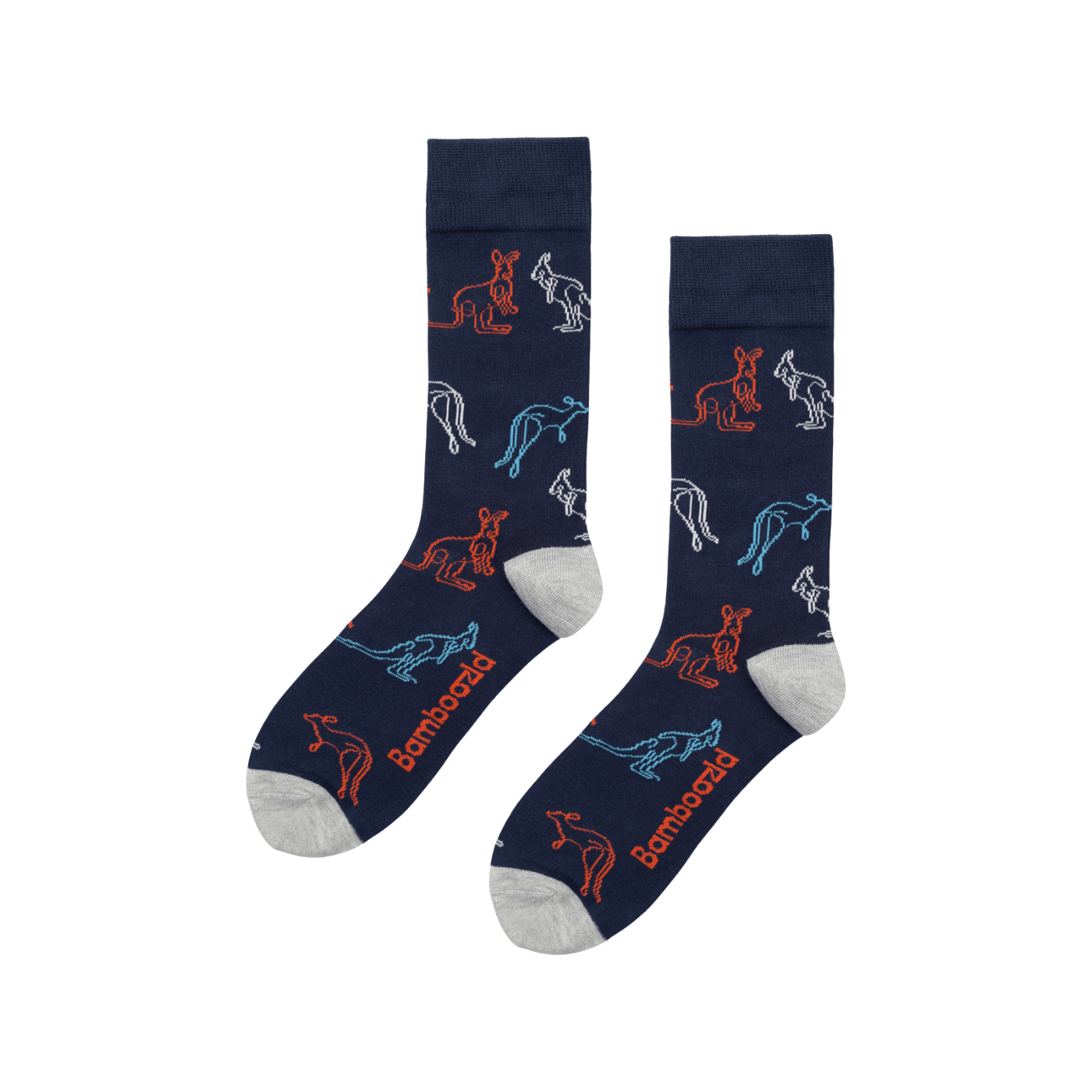 Bamboozld Men's Sketch Roos Bamboo Socks