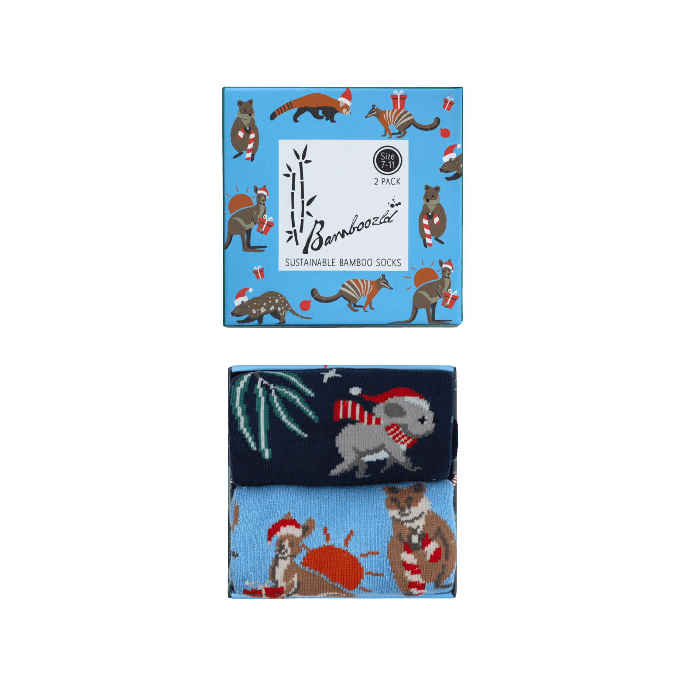 Bamboozld Men's Aussie Chrissy Gift Box 2pk