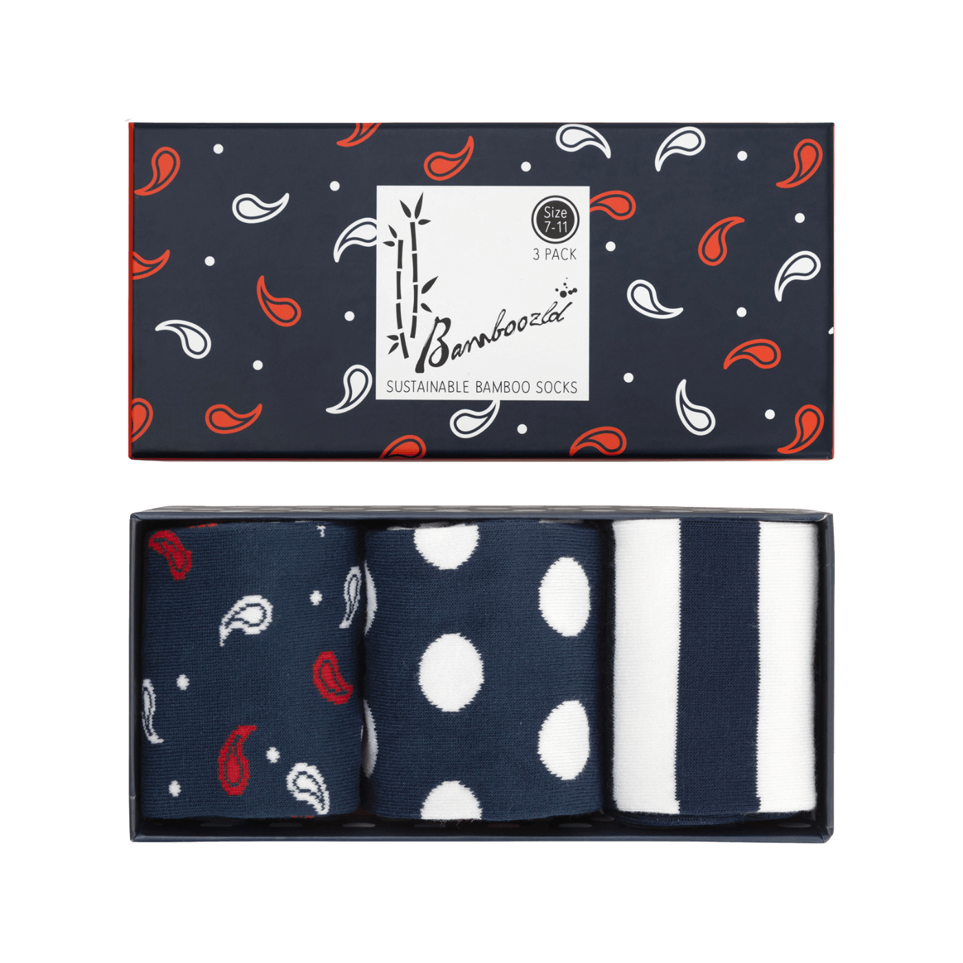 Bamboozld Men's Spots and Specks Gift Box 3pk