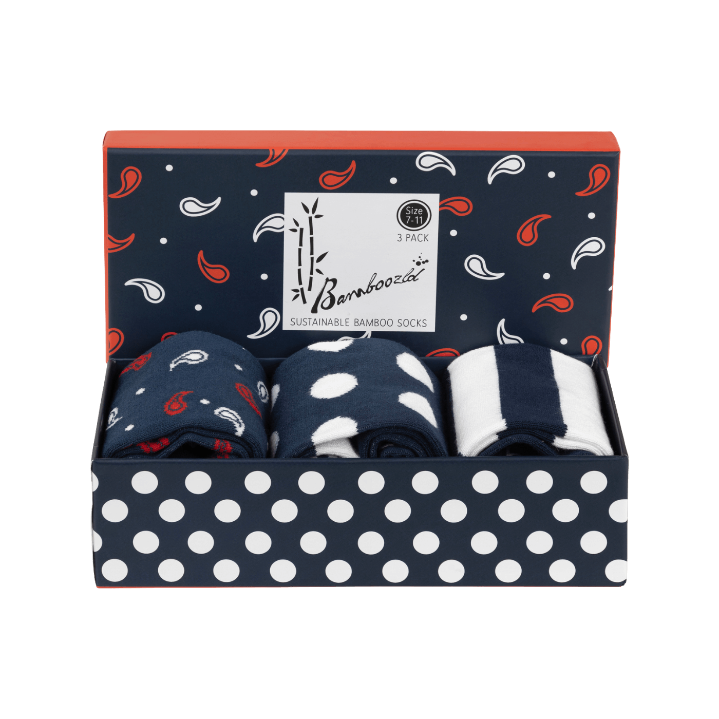 Bamboozld Men's Spots and Specks Gift Box 3pk