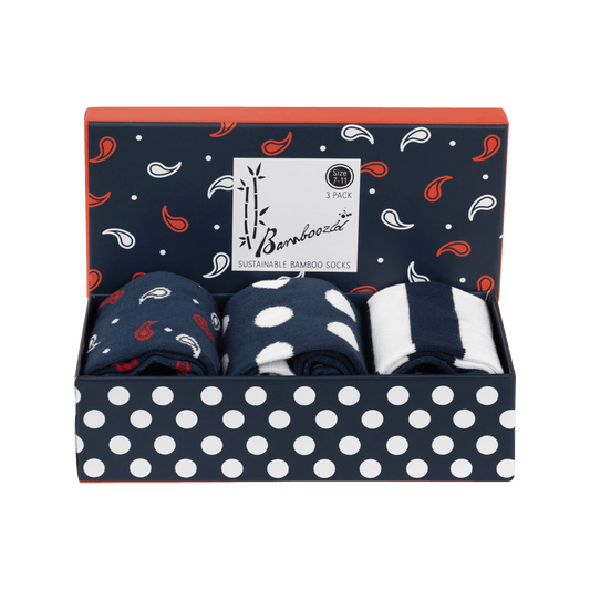 Bamboozld Men's Spots and Specks Gift Box 3pk