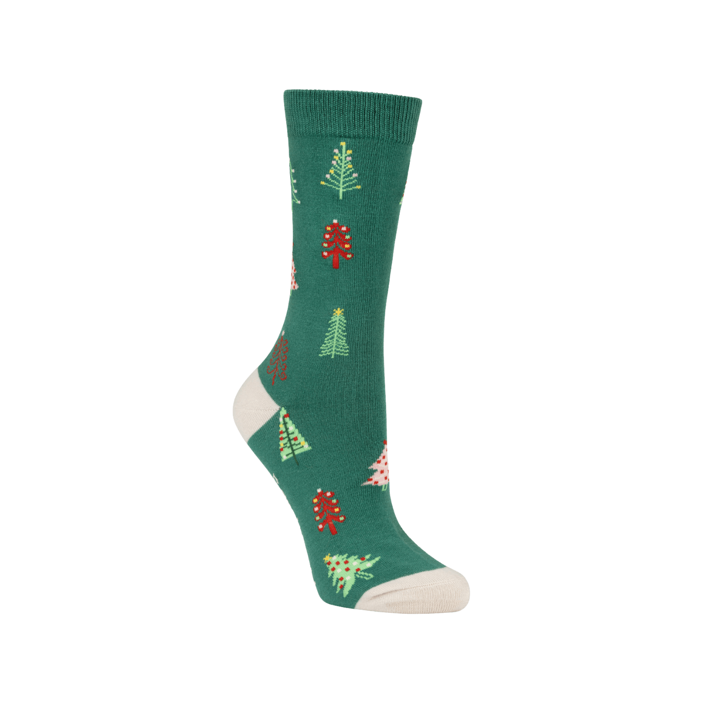 Bamboozld Women's Dainty Jolly Trees Bamboo Socks