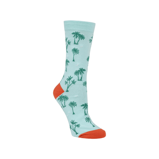Bamboozld Women's Palm Trees Bamboo Socks