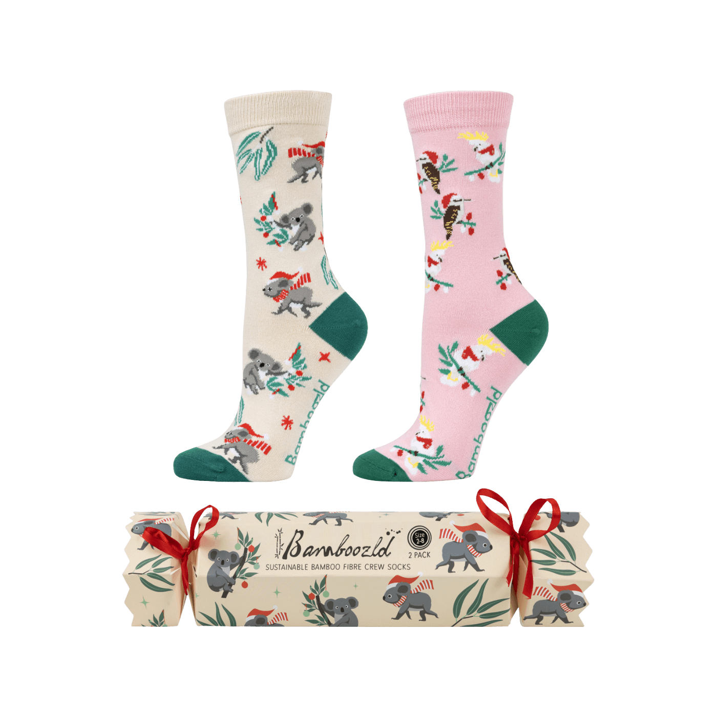 Bamboozld Women's Aussie Chrissy Cracker 2pk