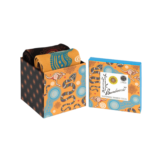 Bamboozld Women's Native Australian Dreamtime Gift Box 2pk