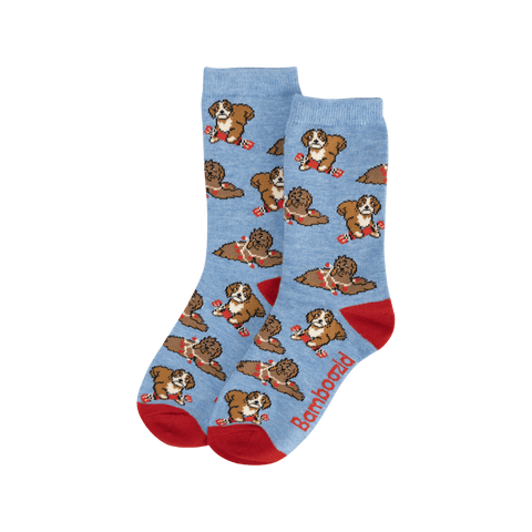Bamboozld Kid's Chrissy Cavoodles Bamboo Socks