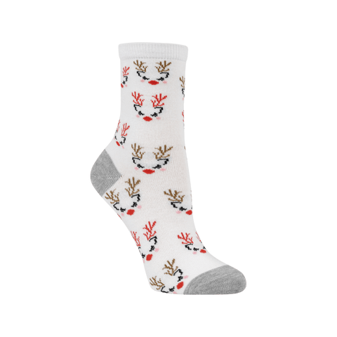 Bamboozld Kid's Reindeer Faces Bamboo Socks