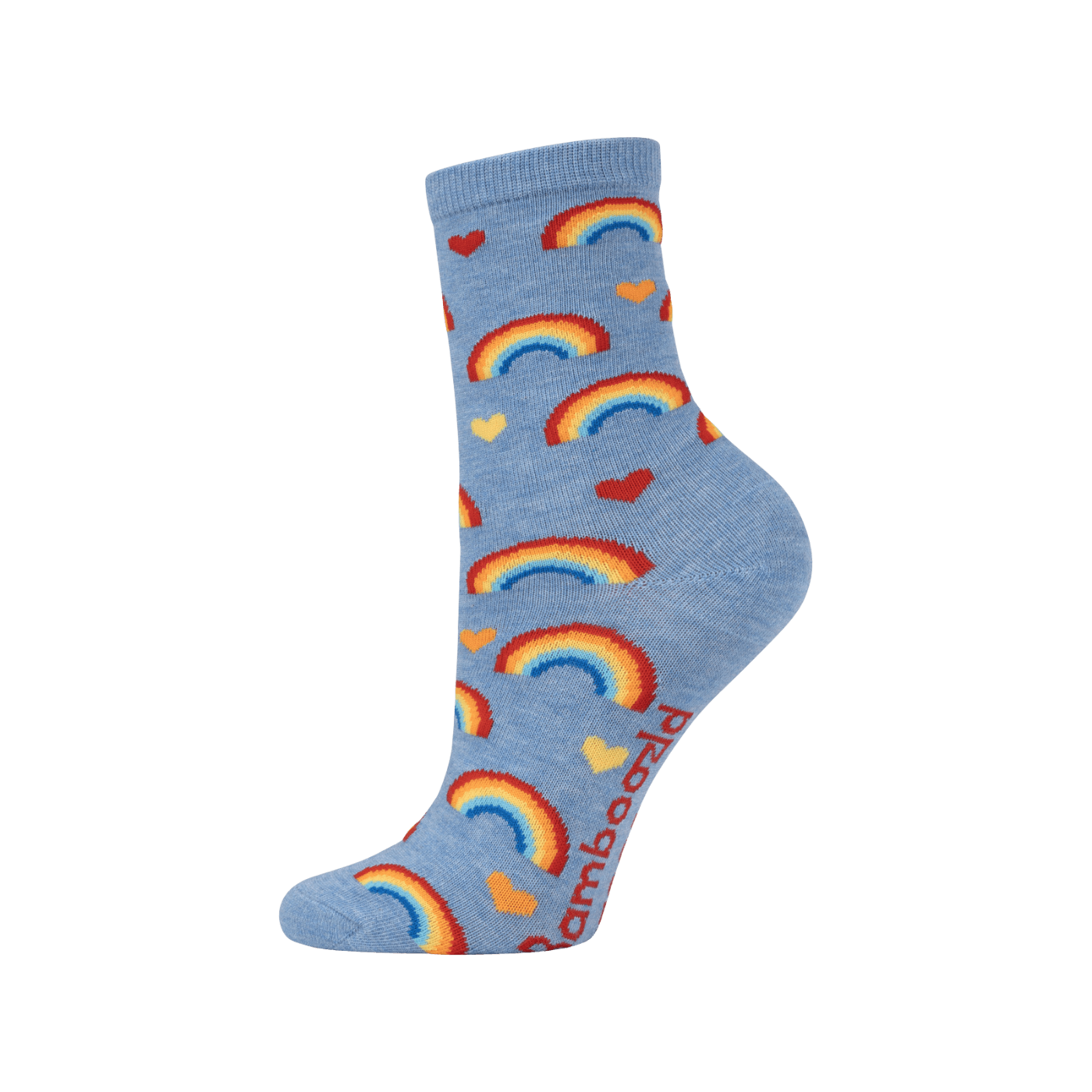 Bamboozld Kid's Rainbow Hearts Bamboo Socks