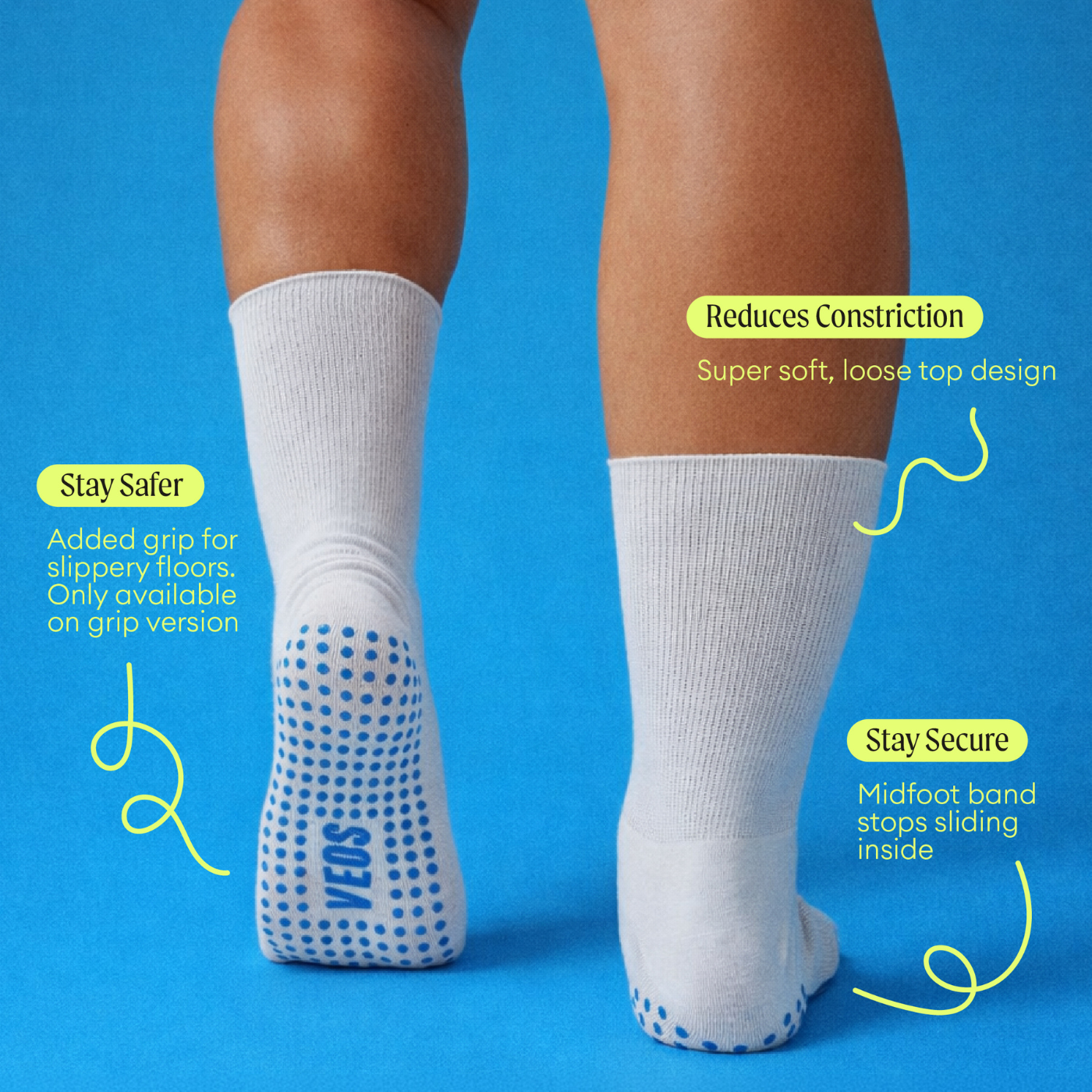 VEOS EasyFit Grip Socks