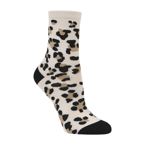 Kids cheetah spots bamboo sock