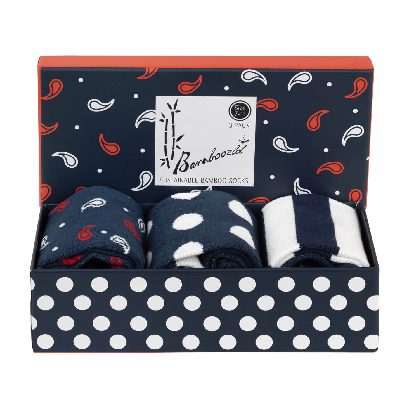 Bamboozld Men's Spots and Specks Gift Box 3pk