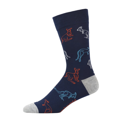 Bamboozld Mens Sketch Roos Bamboo Sock