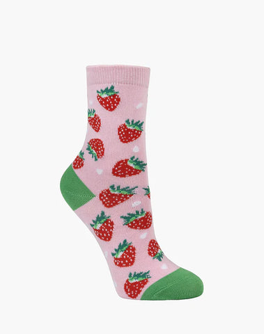 Bamboozld Kids Strawberries Bamboo Sock