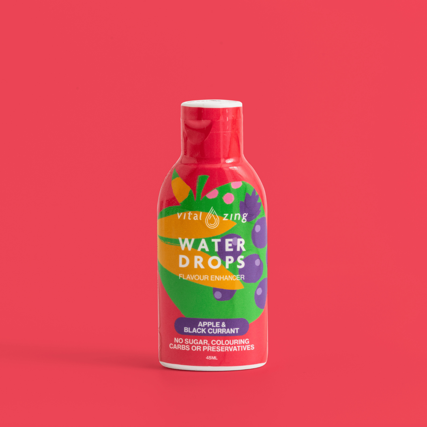 Vital Zing Water Drops Apple & Blackcurrant 45ml