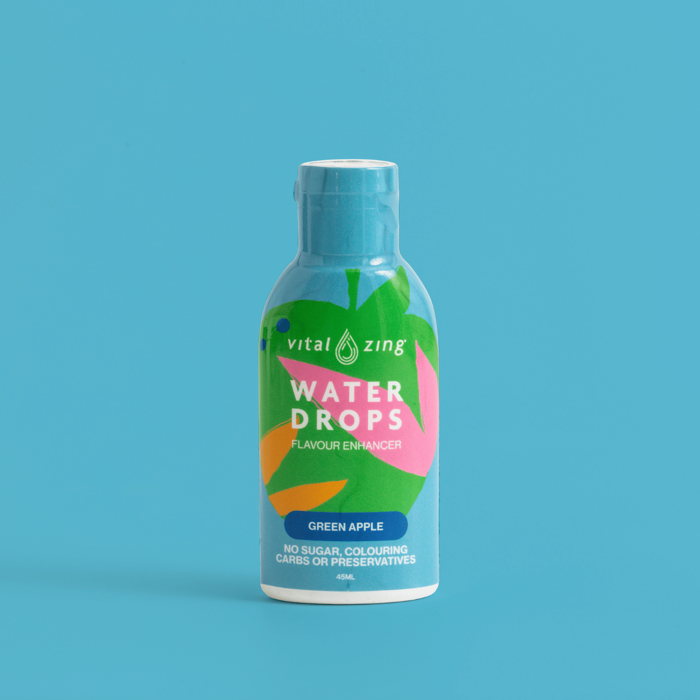 Vital Zing Water Drops Green Apple 45ml