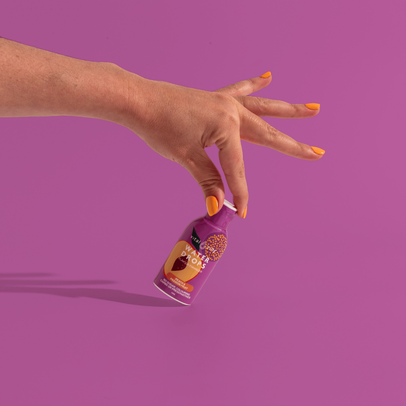 Vital Zing Water Drops Peach & Passionfruit 45ml