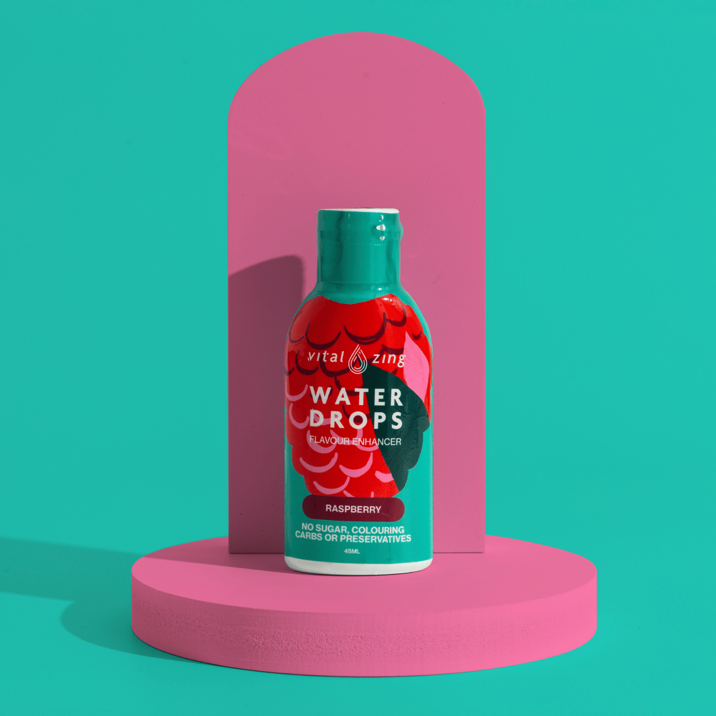 Vital Zing Water Drops Raspberry 45ml