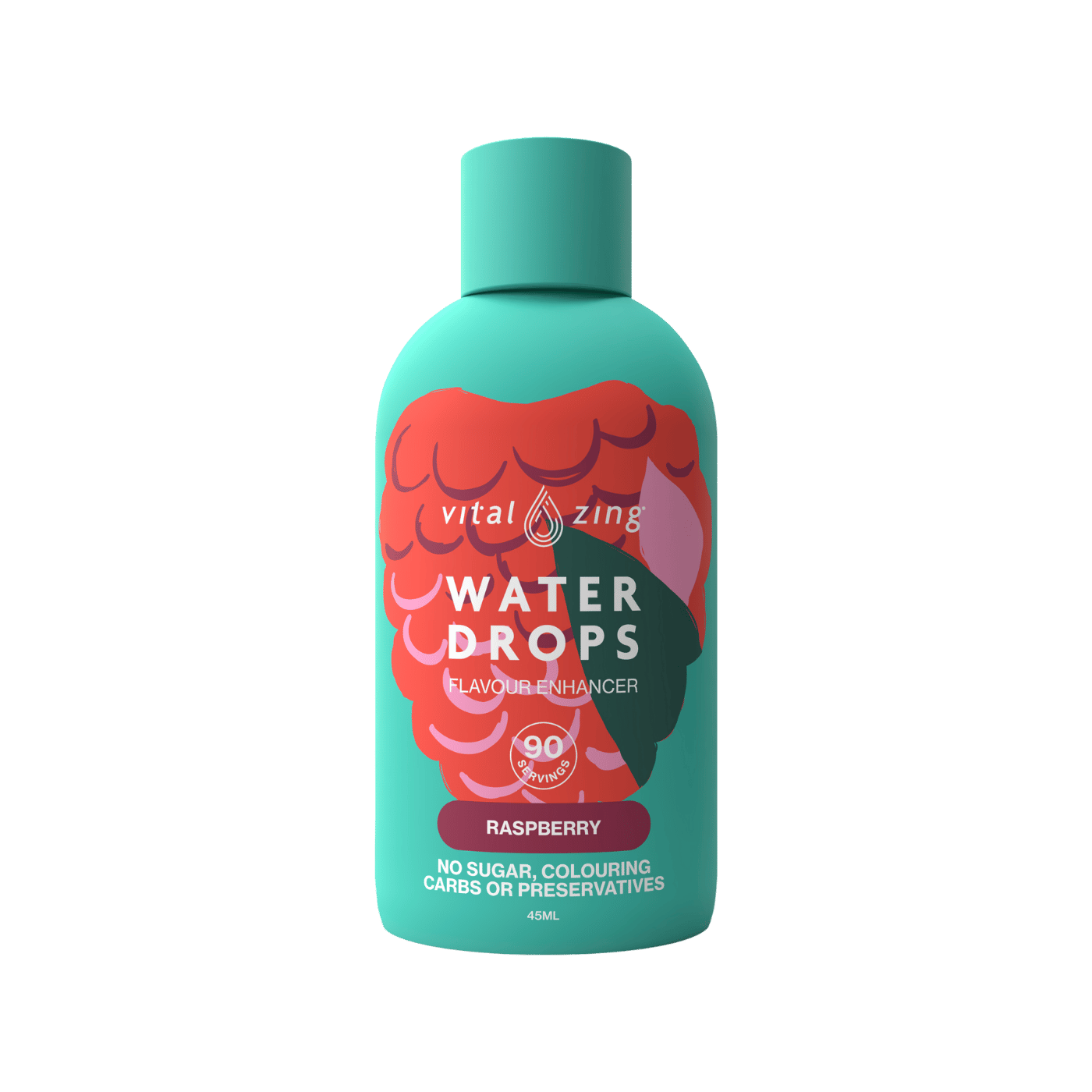 Vital Zing Water Drops Raspberry 45ml