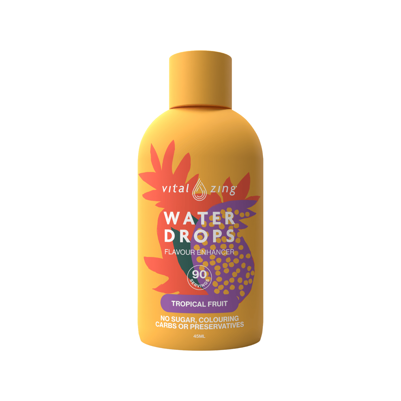 Vital Zing Water Drops Tropical Fruit 45ml
