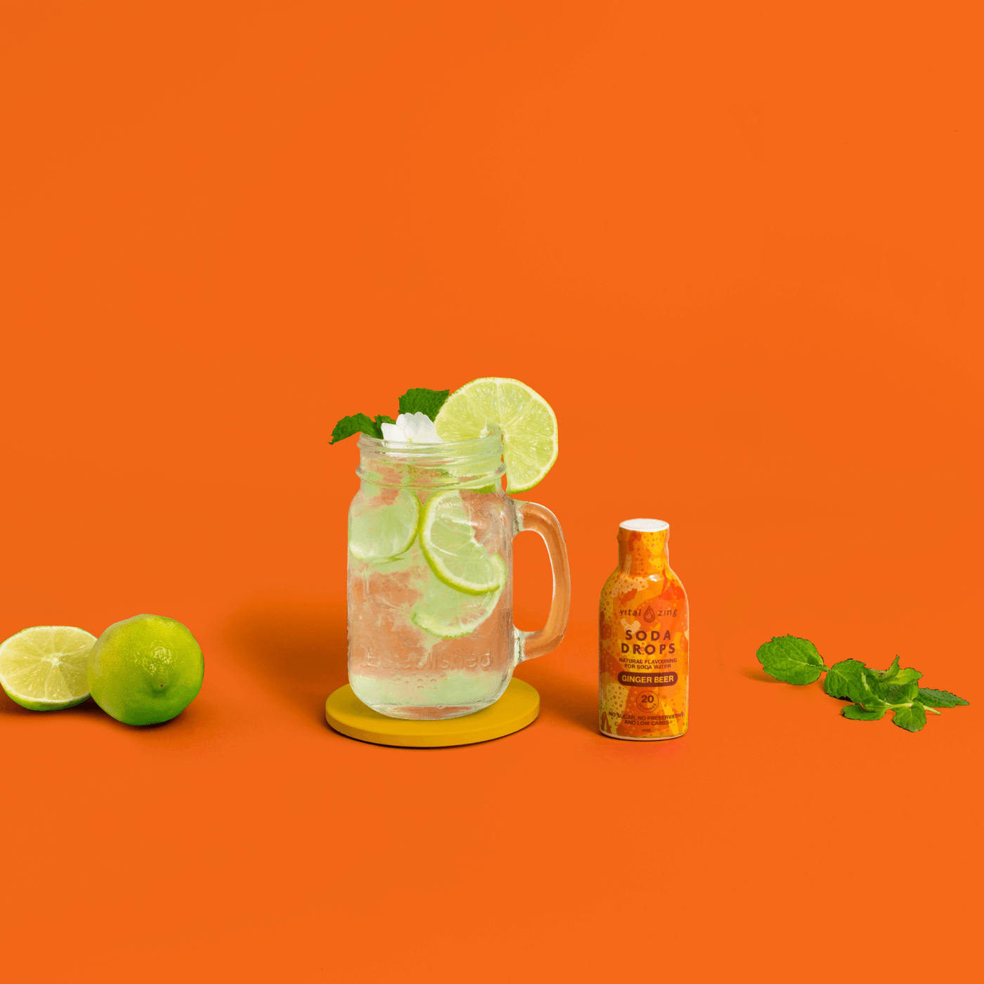 Vital Zing Soda Drops Ginger Beer 40ml