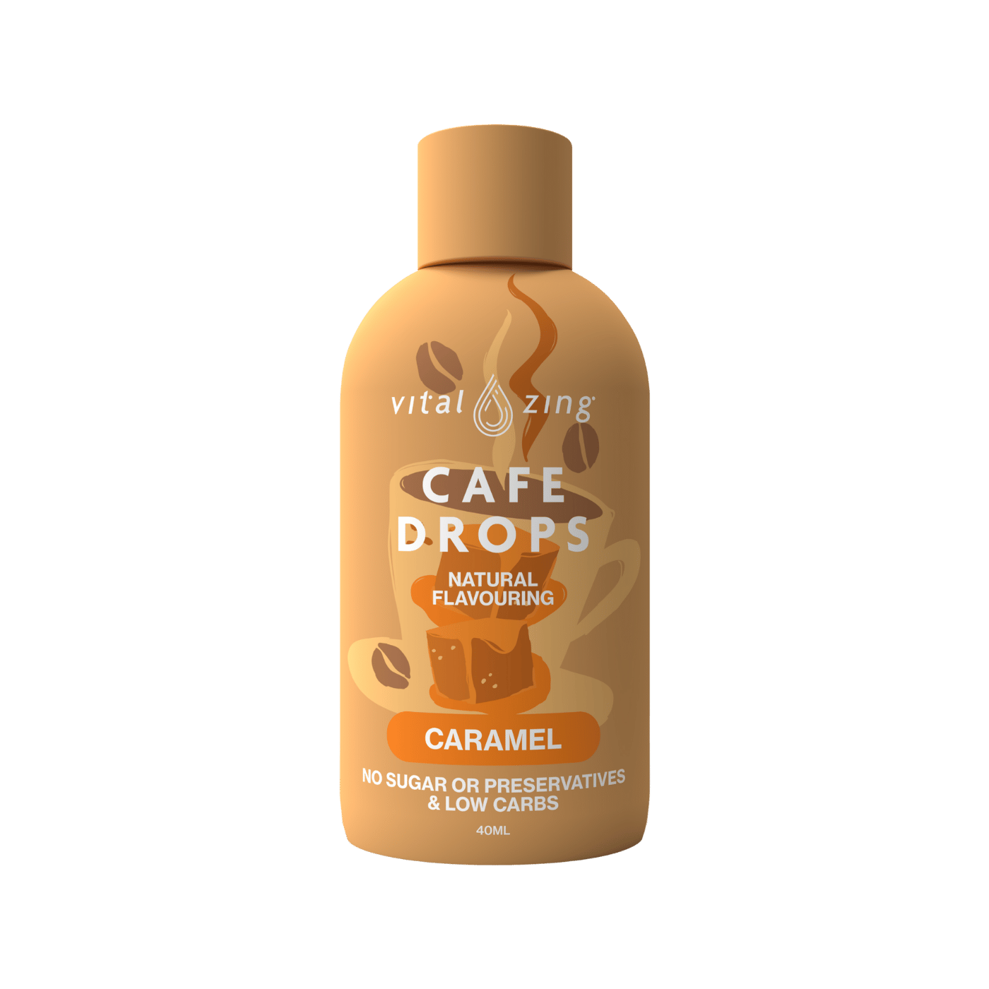 Vital Zing Cafe Drops Caramel 40ml