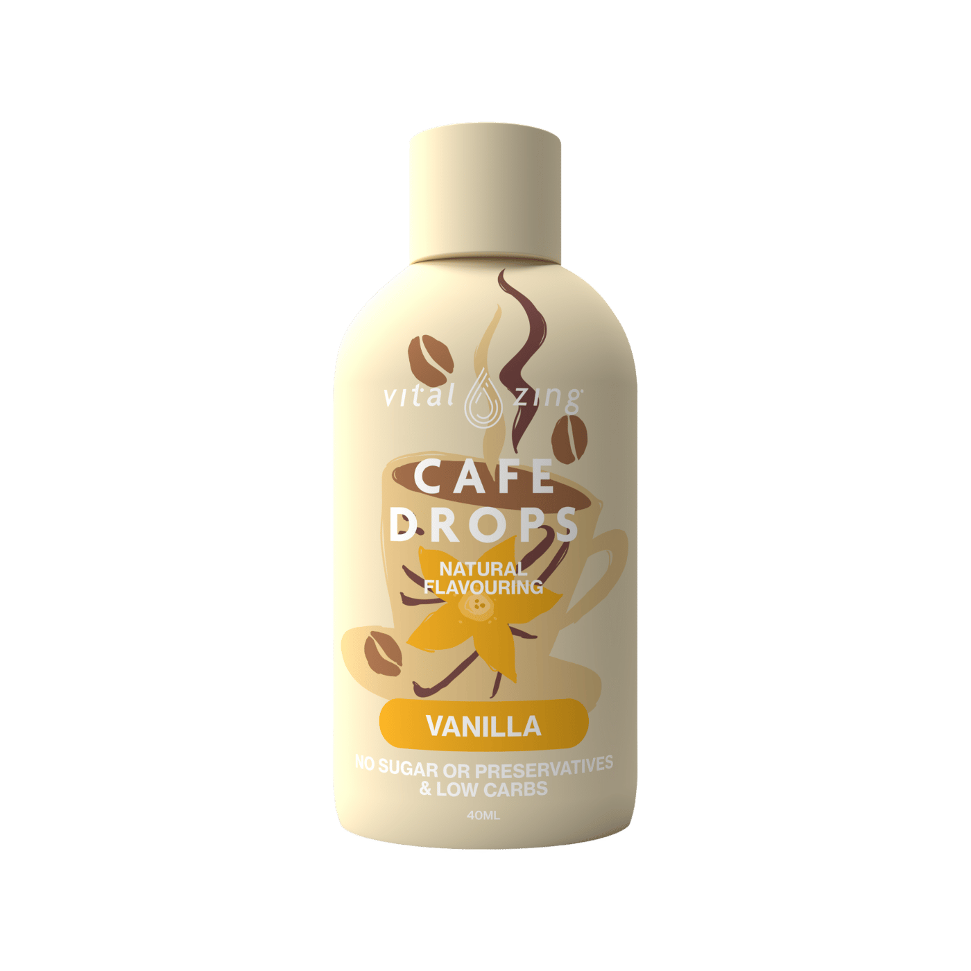 Vital Zing Cafe Drops Vanilla 40ml