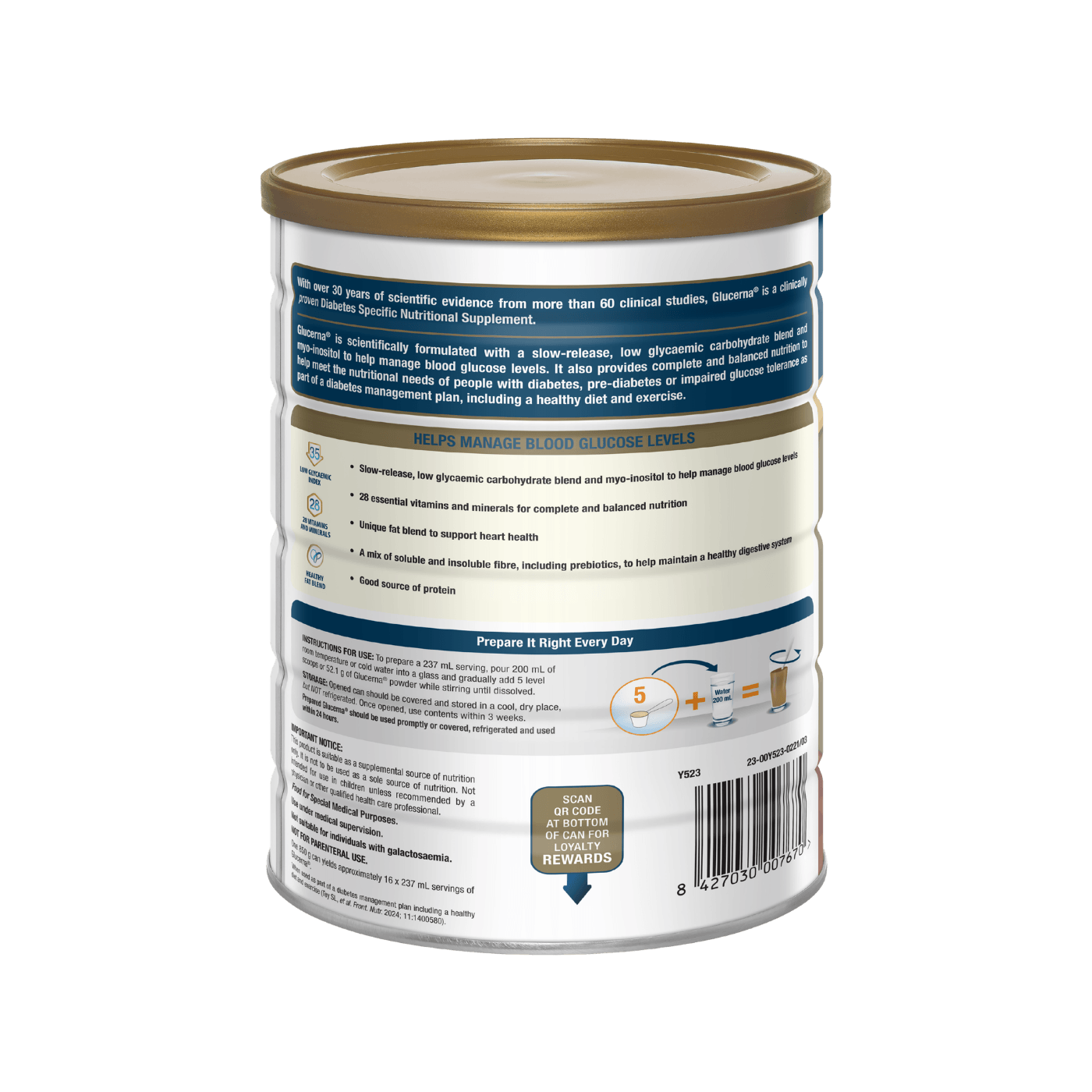 Glucerna Powder 850g