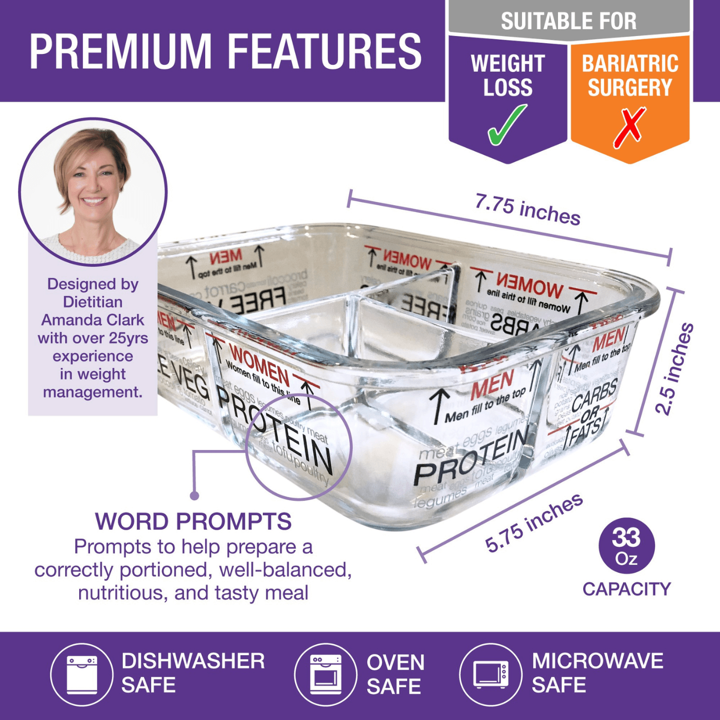 Great Ideas in Nutrition Portion Perfection Porti-Prepper