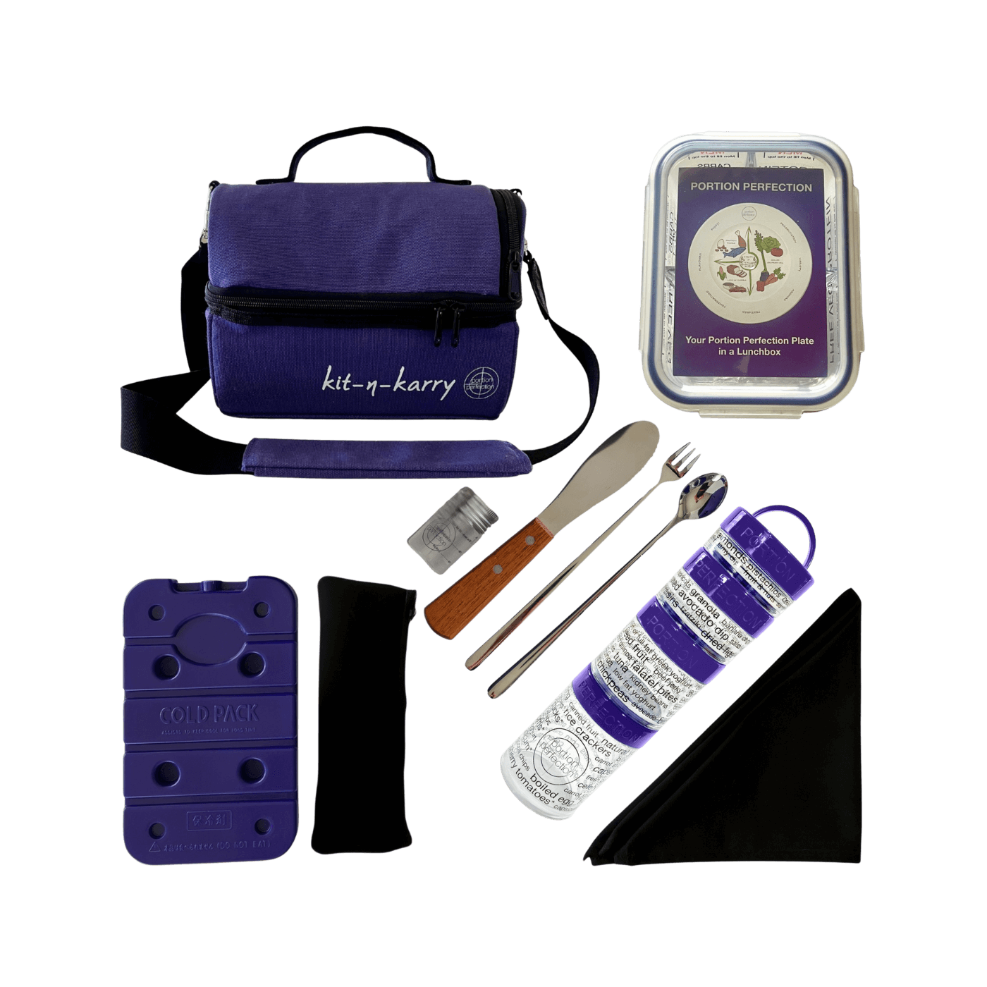 Great Ideas in Nutrition Portion Perfection Kit-n-Karry Lunch Bag