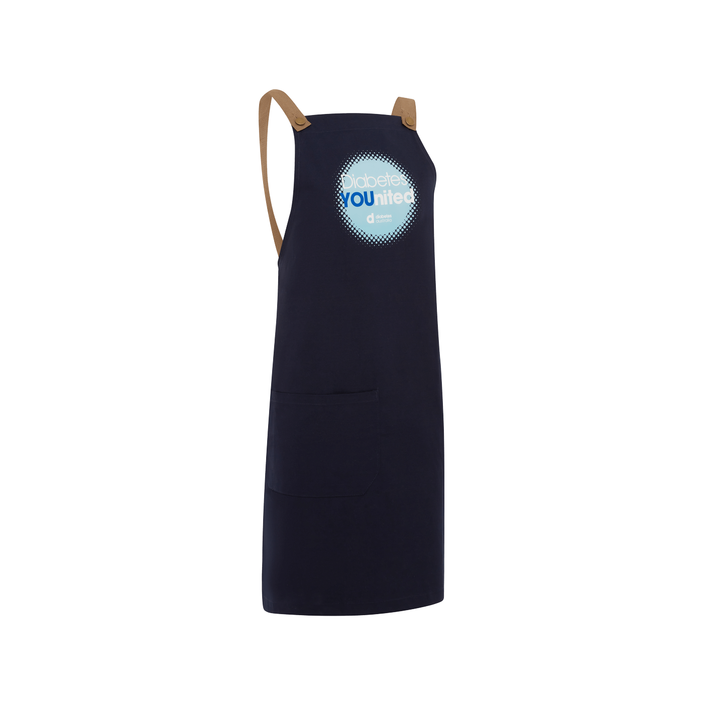 Diabetes YOUnited Brunswick Cooking Apron Navy