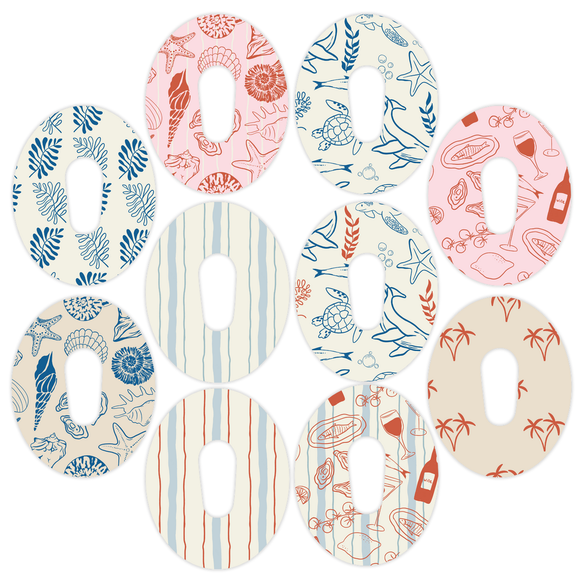 Rockadex Euro Summer CGM Patch Mix
