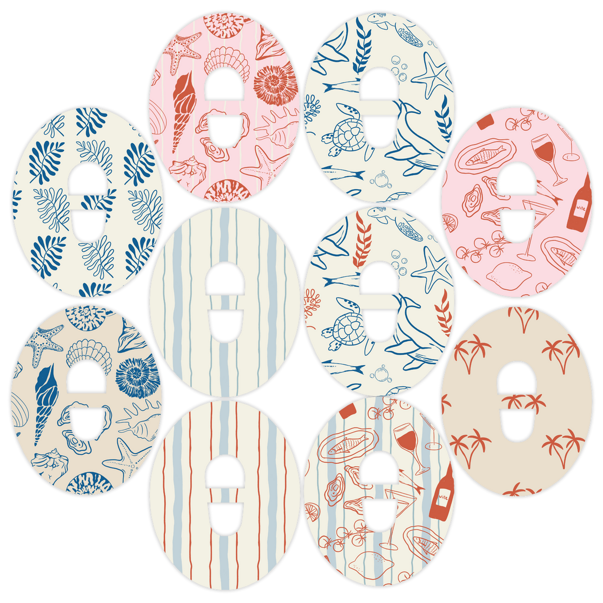 Rockadex Euro Summer CGM Patch Mix
